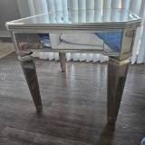 MIRRORED END TABLES WITH COFFEE TABLE