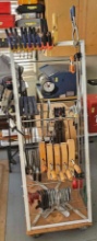 ROLLING CLAMP CART WITH CLAMPS