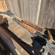 4 SLABS OF WOOD