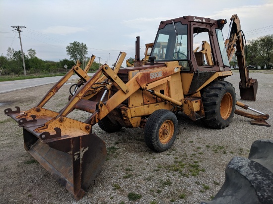 1986 CASE 580 SUPER E LOADER BACKHOE EXTENDAHOE