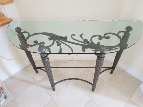 Glass top table- Will not be shipped