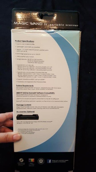Magic Wand portable scanner - Will not be shipped