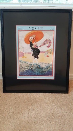 Vogue framed poster- Will not be shipped