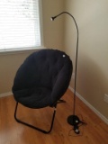 Chair and light- Will not be shipped