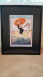 Vogue framed poster- Will not be shipped