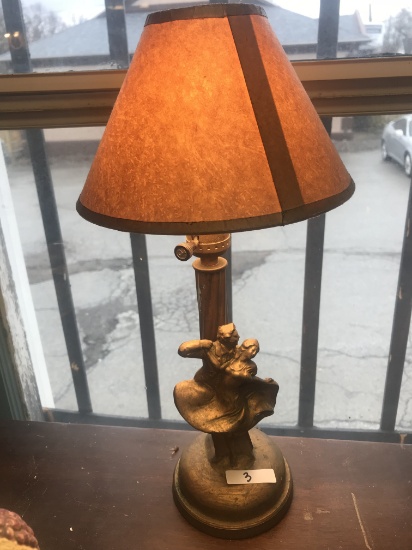 1930's Brass Lamp