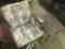 Outdoor 2 pc. Set: padded chair and small table (lot 10)