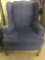 Soft blue side chair (lot 10)