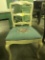 Chair with floral seat (lot 10)
