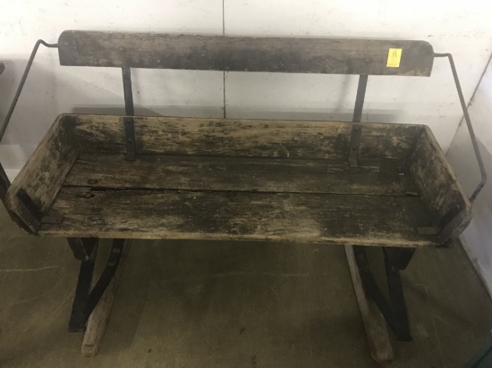 Vintage wagon seat (lot 11)