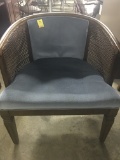 Soft Blue Oversized Chair (lot 10)