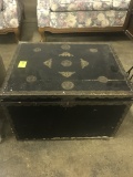 Vintage chest - metal lined (lot 10)