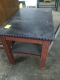 Wood end table (lot 10)