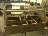 Wooden tool box (lot 11)
