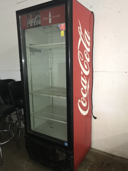 Coca-Cola "Imbera Prime" Beverage Cooler: 78" tall, 29.5" wide - WORKS! (lot 1)