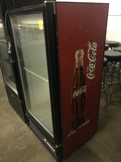 Coca-Cola "True" Beverage Cooler: 53.5" tall, 25" wide - WORKS! (lot 1)