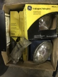 Box of misc. Halogen Lights (lot 6)