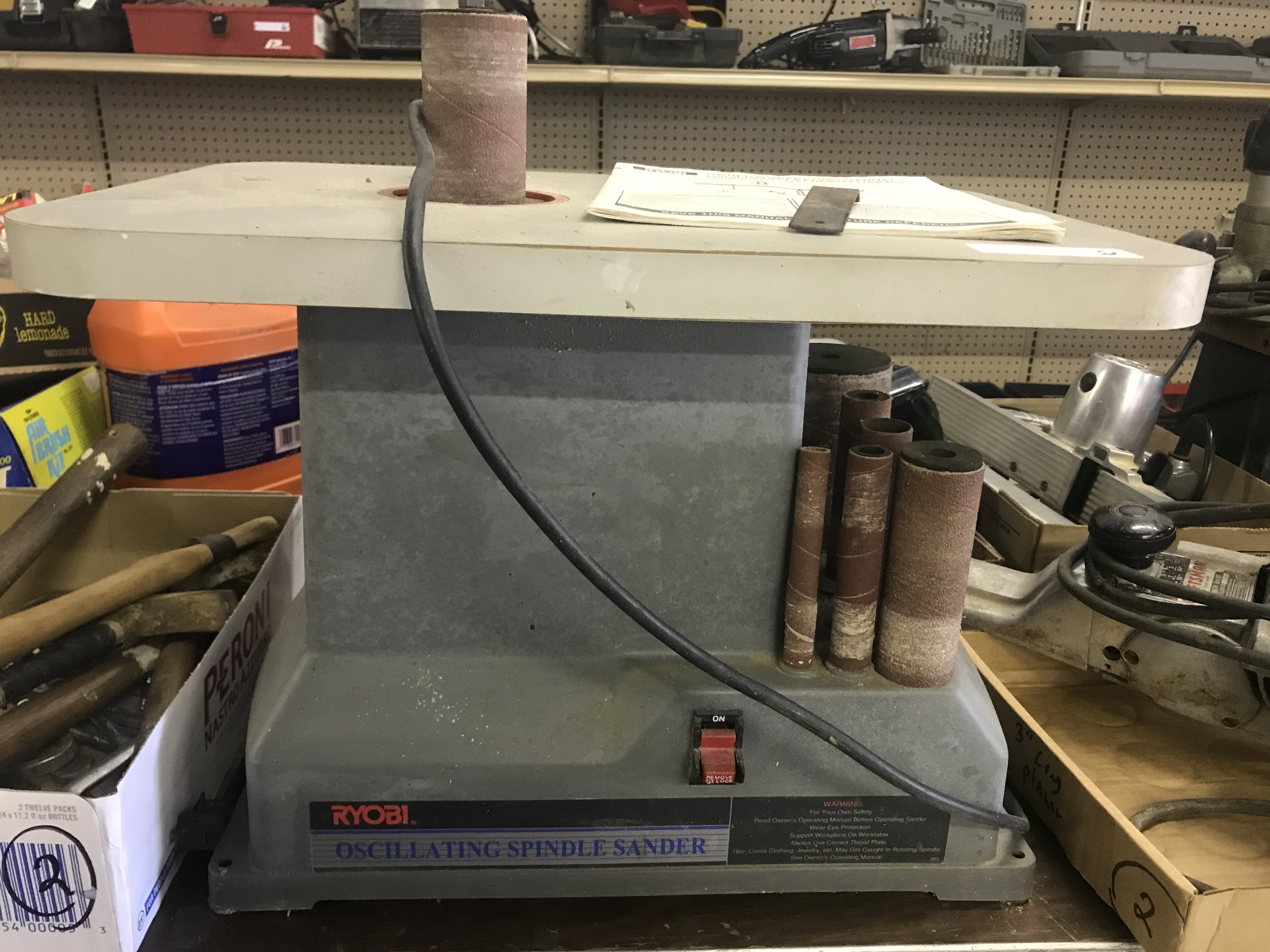 Ryobi spindle online sander