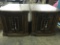 Set of 2 end tables, open for storage (lot 2)