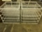 Set of 2 matching metal storage bins (lot 3)