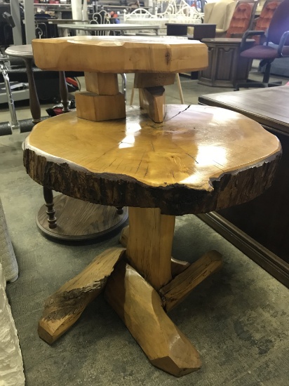 Rustic end table (lot 2)
