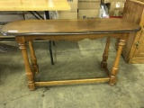 Wood accent table (lot 2)