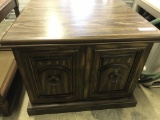 Large end table, opens up (lot 2)