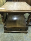 End table with drawer (lot 9)