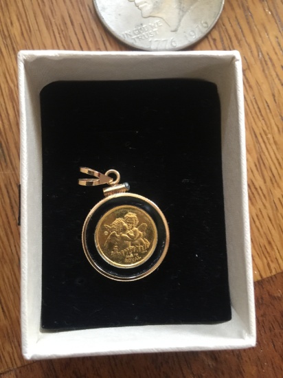 Gold Pendant 14K (lot 13)