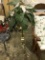 Tall Plant Stand with fake plant (lot 2)
