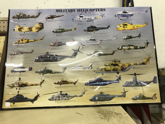 Military Helicopter Poster (lot 2)