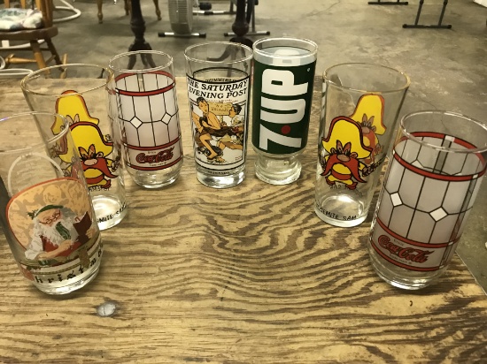Vintage Drinking Glasses (lot 6)