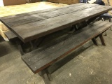 Picnic Table with 2 Benches (lot 2)