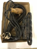 Old Light Cord & Iron (lot 6)