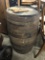 Whiskey Barrel with wood taps (lot 1)