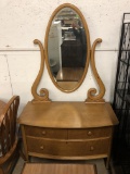 Vintage Dresser with Mirror - VERY NICE (lot 7)