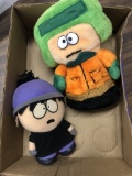 South Park Characters with Plush Kyle Broflovski (lot 9)