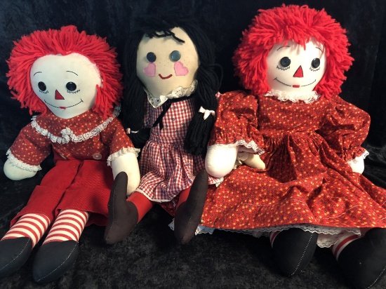 Raggedy Ann, Andy & Friend Dolls