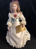Collectible Franklin Mint Victorian Porcealin Doll