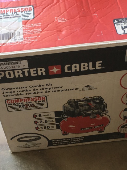 Porter Cable 6 Gallon 150 Psi Compressor