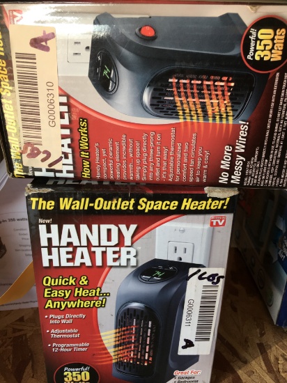 Handy Heater Plug-In 350 watts Wall Heater