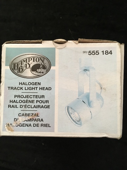 *Hampton Bay F23 # 374 275 75 Watt PAR30 Halogen Track Light Head White $15/20