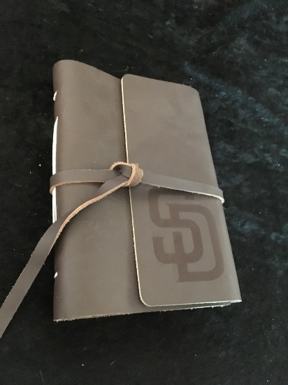 *SANDIEGO PADRE LEATHER GAME TRACK BOOK $15/20