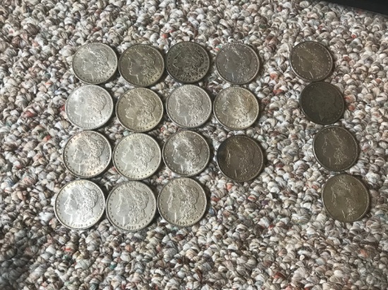 COINS ADDED  Morgan Silver Dollars