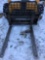 Skid steer pallet forks