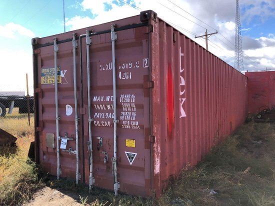 8 foot x 40 foot  shipping container