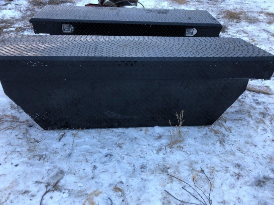 Diamond plate metal toolbox For truck bed