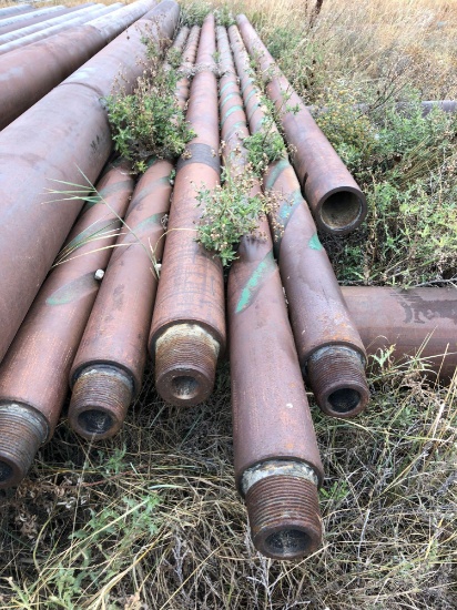 4 6 inch x 30 foot drill pipes, 2 6 3/4 inch x 30 foot drillcollars 3 5 1/2 inch drillpipe