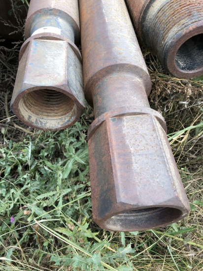 Atlas drill pipe, hex head 4 pieces