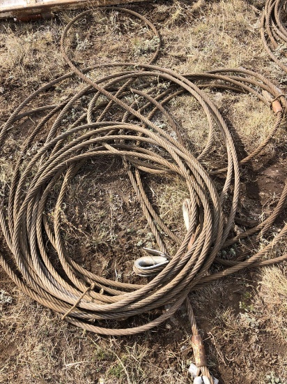 Braided 3/4 inch steel cable